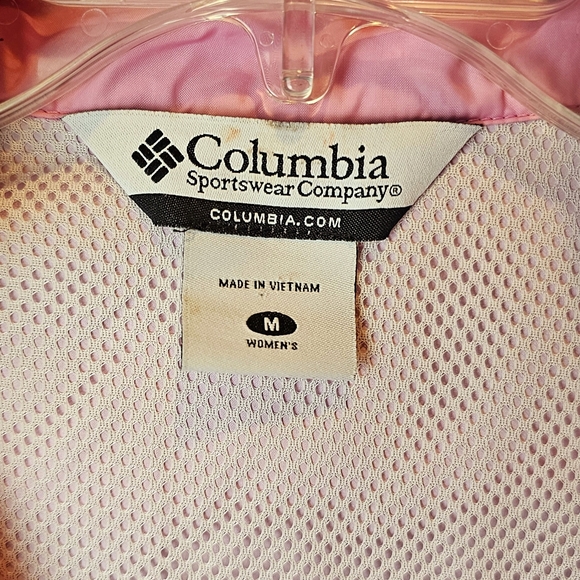 Pink Columbia rain jacket/windbreaker - Picture 4 of 11